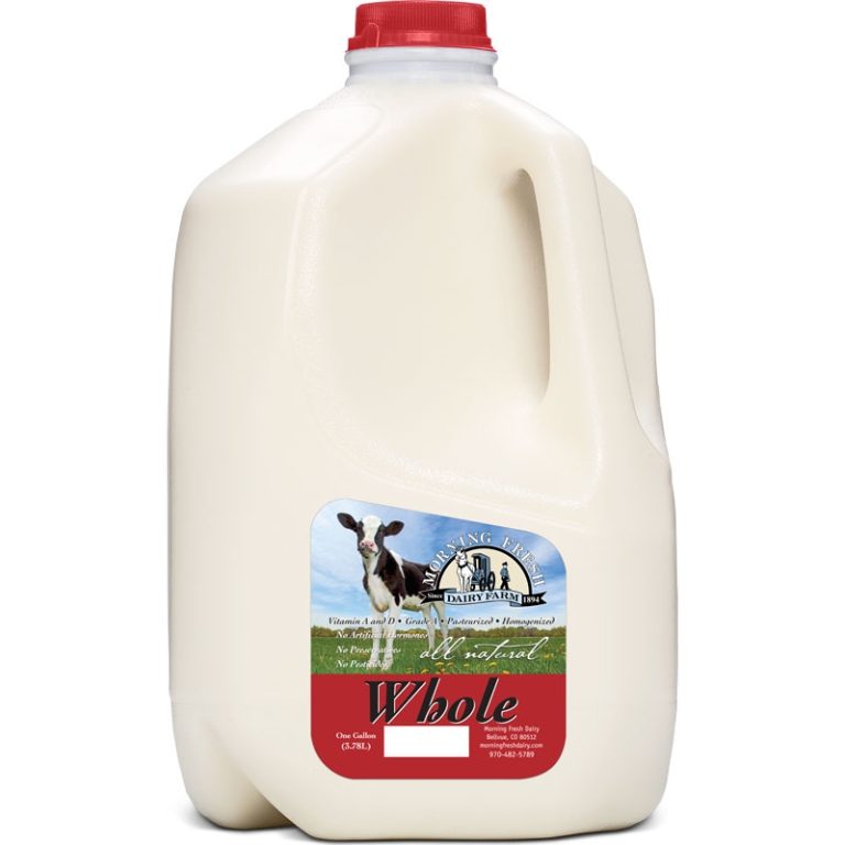 Whole Milk - Gallon Plastic - Morning Fresh Dairy